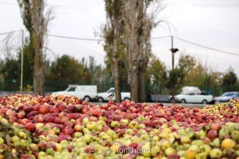 انباشت سیب در كنار جاده های آذربایجان غربی ممنوع گردید